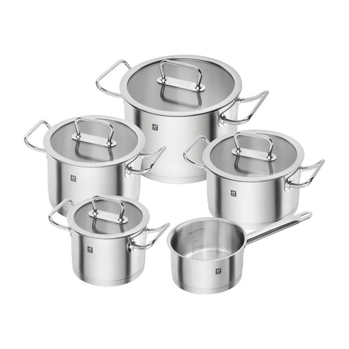 Zwilling Pro Batteria Pentole In Acciaio Inox 18/10 - Set 5 Pz