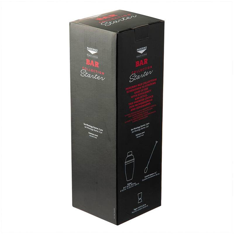 Paderno Starter Set Mixology In Acciaio Inox Set 3 Pz
