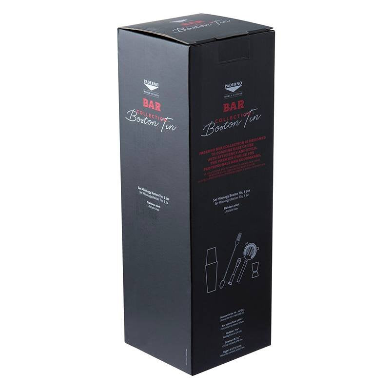 Paderno Boston Set Mixology In Acciaio Inox Set 5 Pz