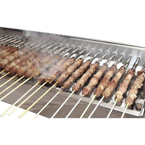 Tecnoroast 20 Single Griglia A Carbone Con Giraspiedini Automatico