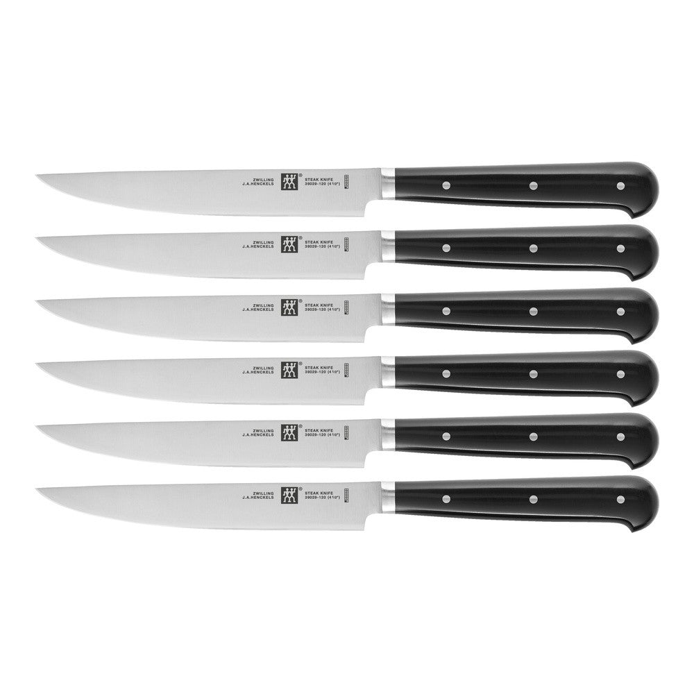 Zwilling Steak-Set Coltello Bistecca con Lama Rasoio In Acciaio Inox - Set 6 Pz