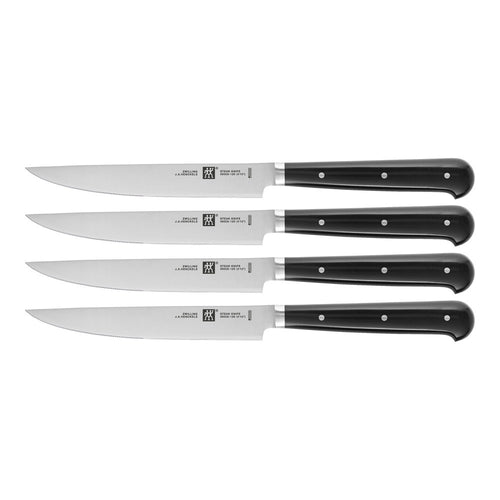 Zwilling Steak-Set Coltello Bistecca con Lama Seghettata In Acciaio Inox - Set 4 Pz