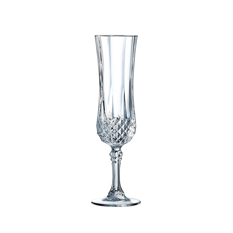 14 Cl Cristal D Arques Longchamp Calice Flute In Vetro Set 6 Pezzi