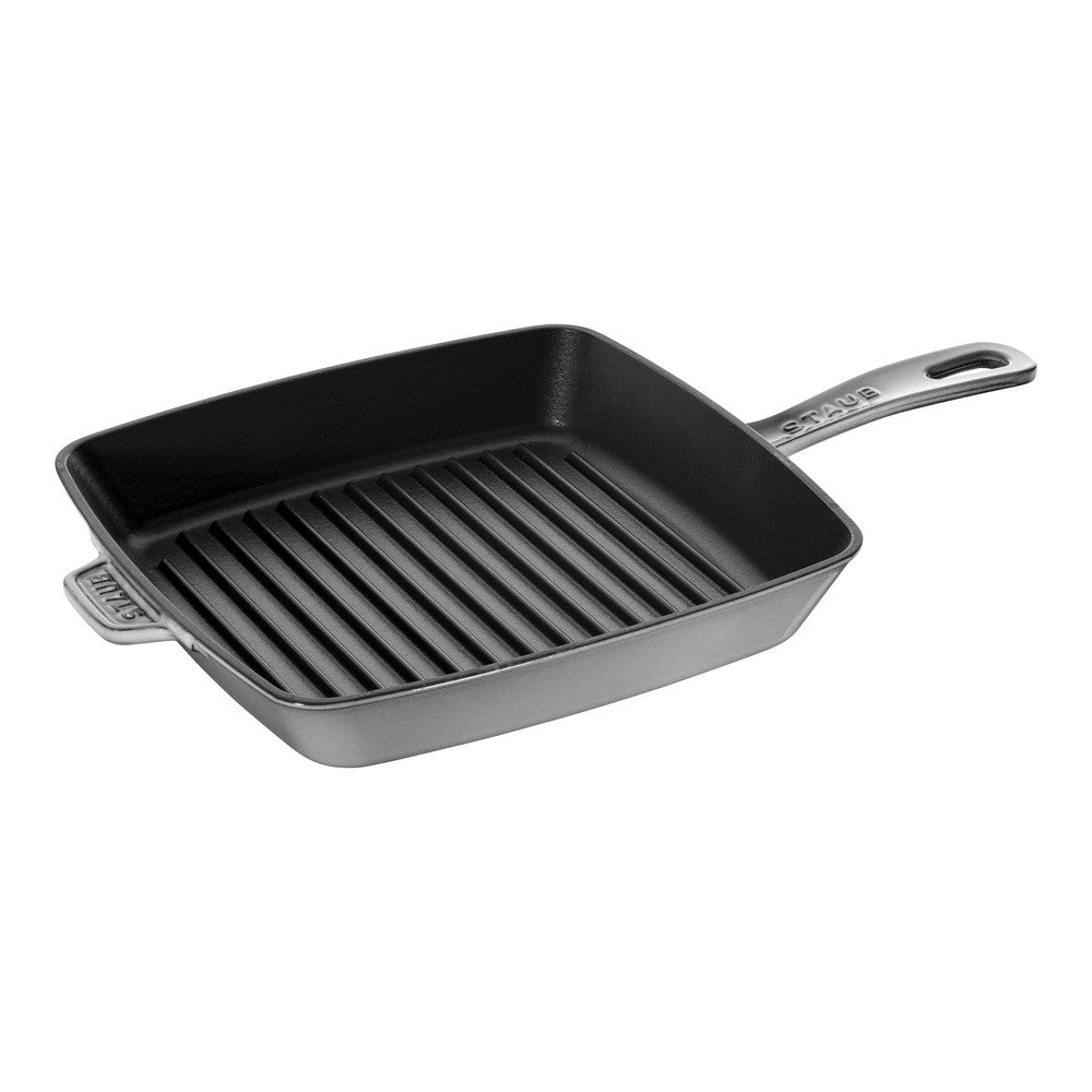 26 cm - Staub Grill Pans Bistecchiera Quadrata In Ghisa