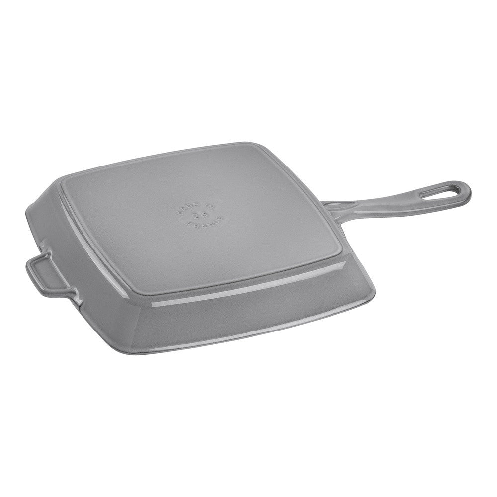 26 cm - Staub Grill Pans Bistecchiera Quadrata In Ghisa
