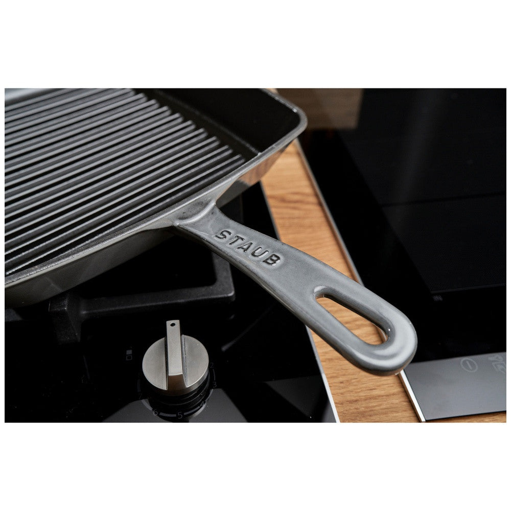 30 cm - Staub Grill Pans Bistecchiera Quadrata In Ghisa