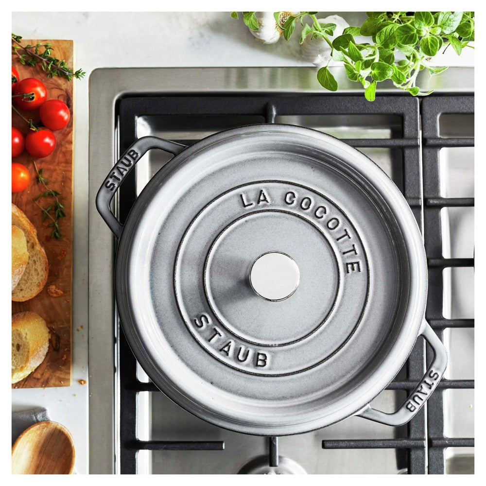 22 cm - Staub La Cocotte Casseruola Cocotte Rotonda In Ghisa