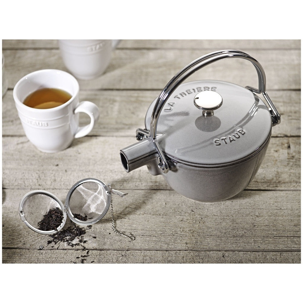 16 cm - Staub Specialities Teiera Rotonda In Ghisa