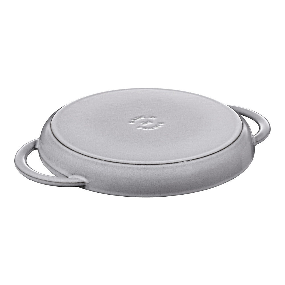 26 cm - Staub Grill Pans Bistecchiera Rotonda In Ghisa