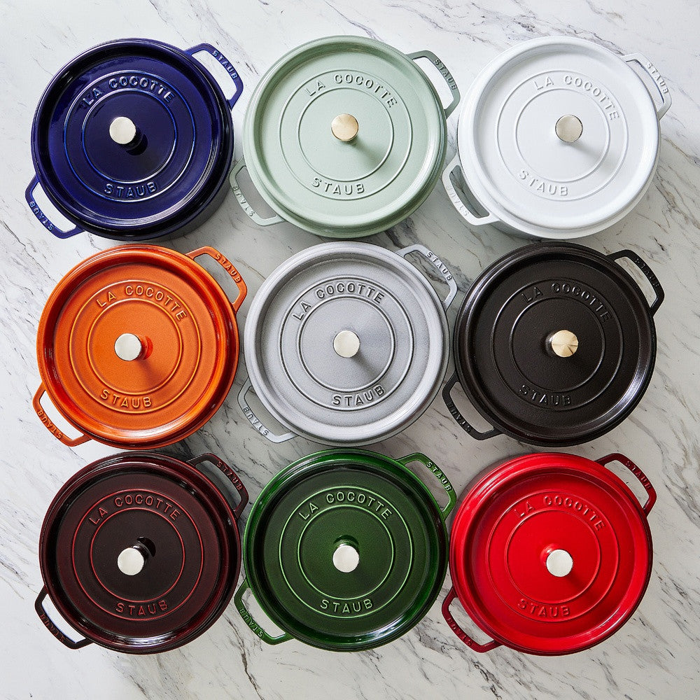 24 cm - Staub La Cocotte Casseruola Cocotte Rotonda In Ghisa