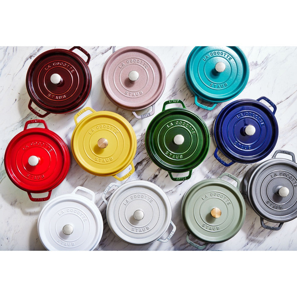 26 cm - Staub La Cocotte Casseruola Cocotte Rotonda In Ghisa
