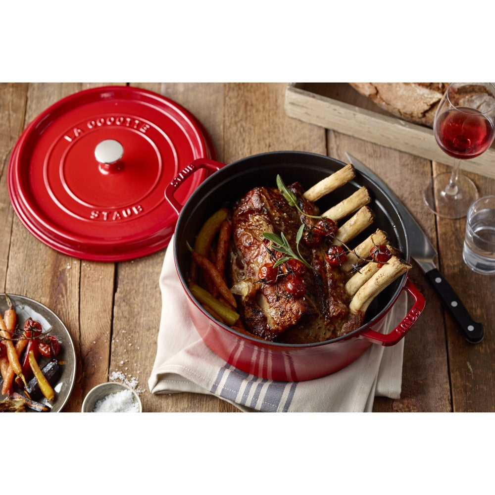 30 cm - Staub La Cocotte Casseruola Cocotte Rotonda In Ghisa