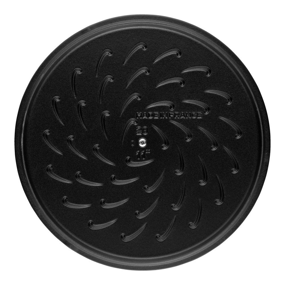 24 cm - Staub Braisers Tegame Basso Chistera Rotondo In Ghisa