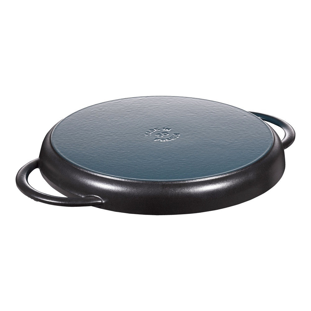 30 cm - Staub Grill Pans Bistecchiera Rotonda In Ghisa