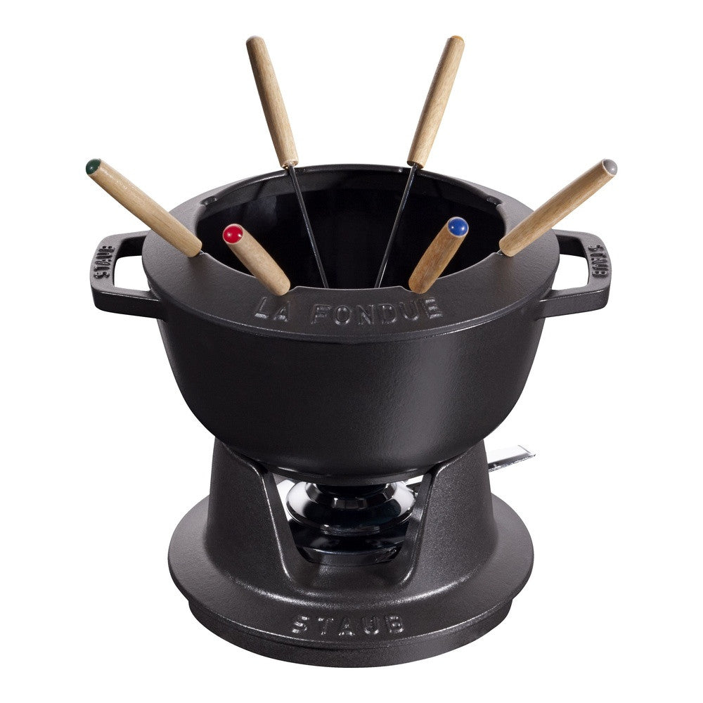 20 cm - Staub Specialities Set Fonduta In Ghisa - Set 10 Pz