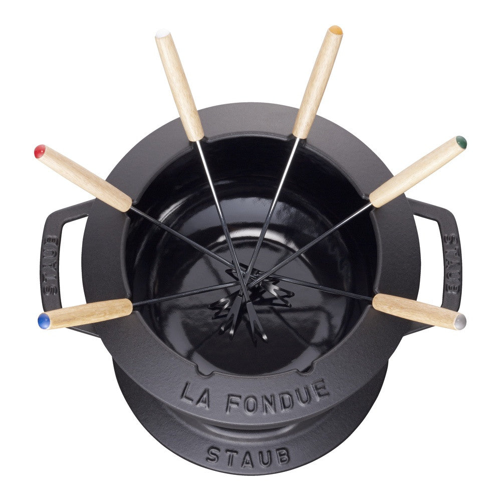 20 cm - Staub Specialities Set Fonduta In Ghisa - Set 10 Pz