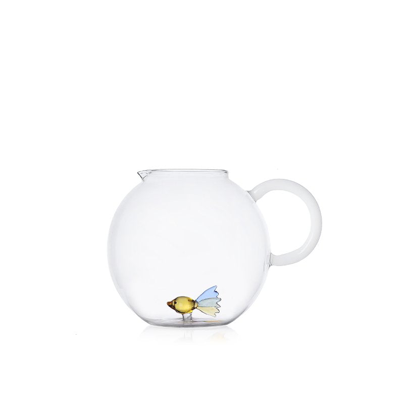 240 Cl Ichendorf Animal Farm Brocca Pesce In Vetro Borosilicato