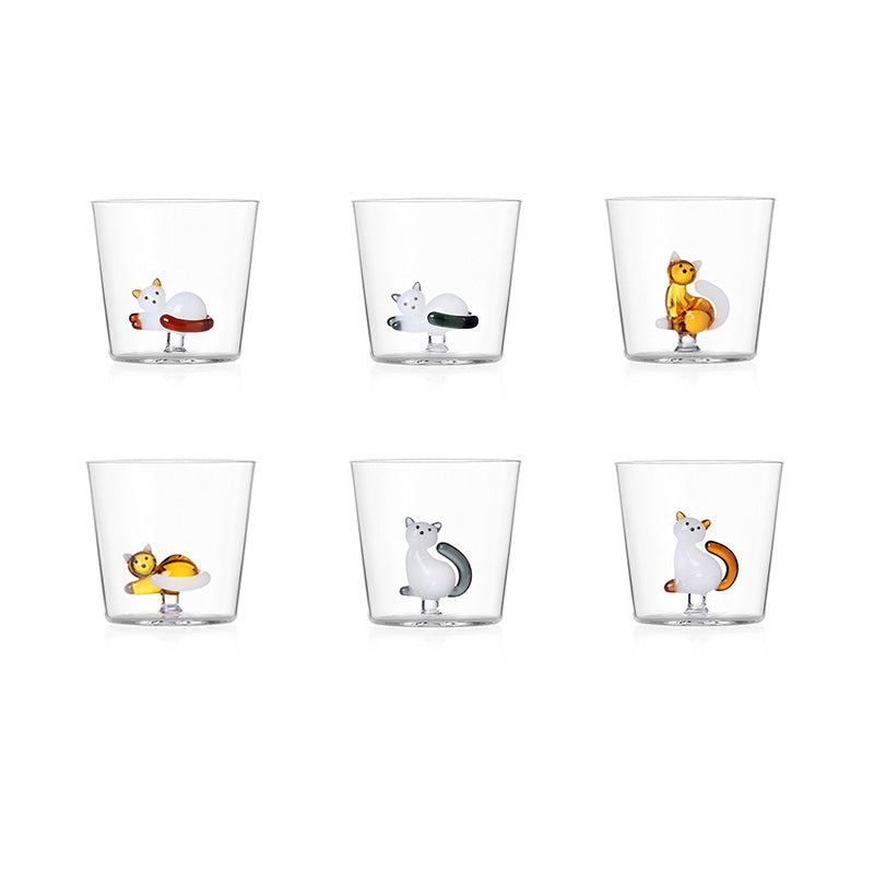 Sottobicchieri Gatti Set Di 4 Sottobicchieri In Silicone A Forma Di