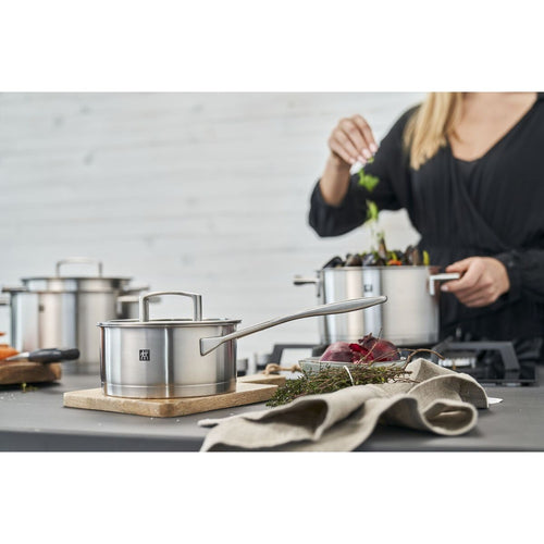 Zwilling Vitality Batteria Pentole In Acciaio Inox 18/10 - Set 5 Pz