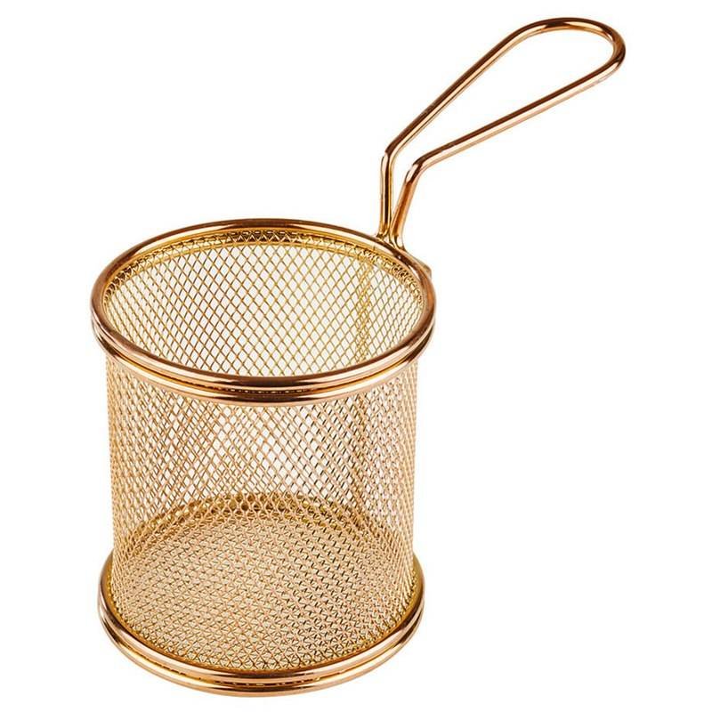 9 Cm Paderno Tableware Buffet And Display Cestello Porta Snack In Acciaio Inox