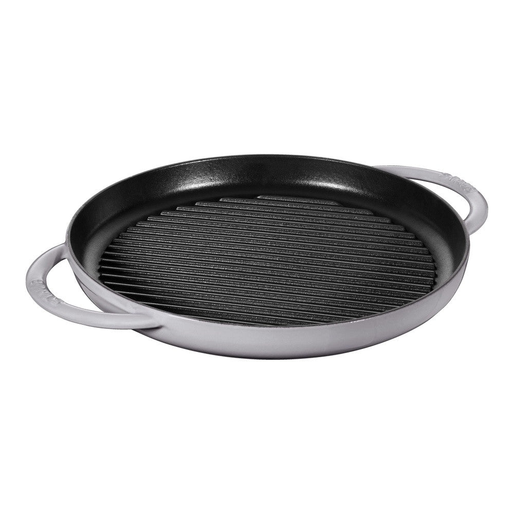 30 cm - Staub Grill Pans Bistecchiera Rotonda In Ghisa