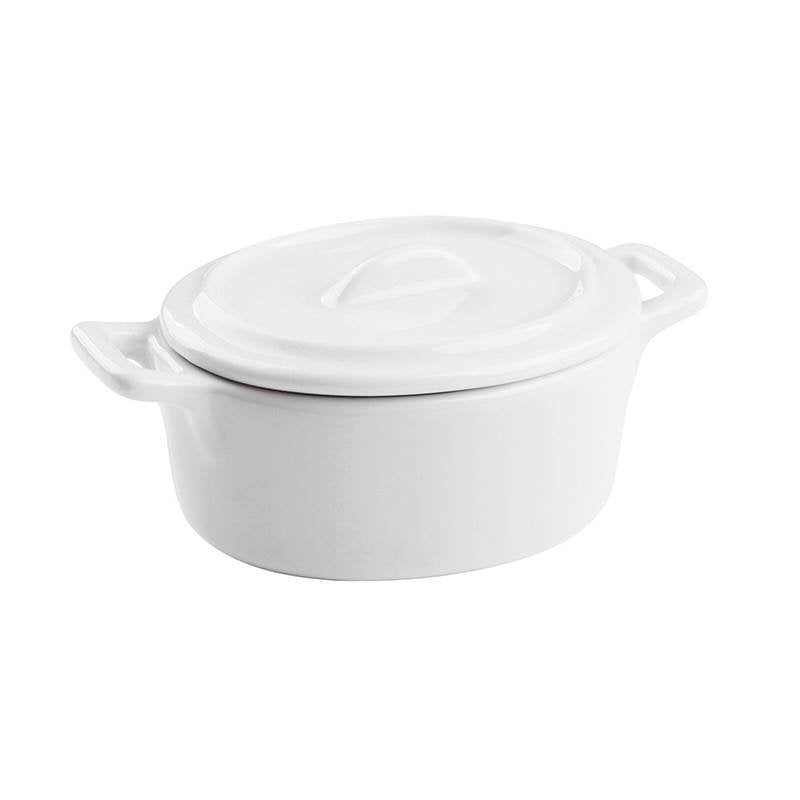 10 5X7 Cm Paderno Finger Food Mini Casseruola In Porcellana