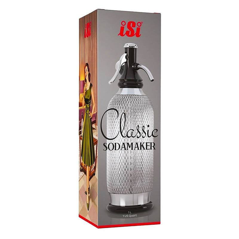 1 Litro Paderno Classic Sifone Soda In Acciaio Inox