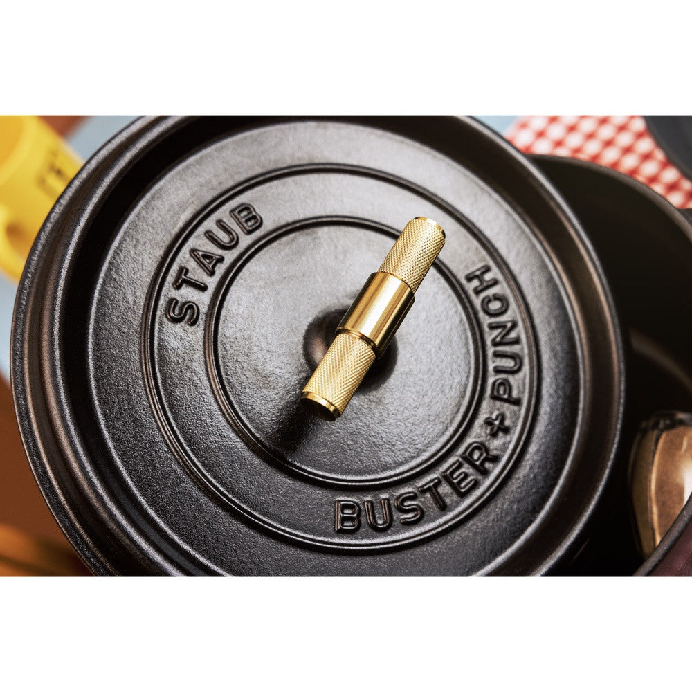 24 cm - Staub La Cocotte Buster + Punch Casseruola Cocotte Rotonda In Ghisa