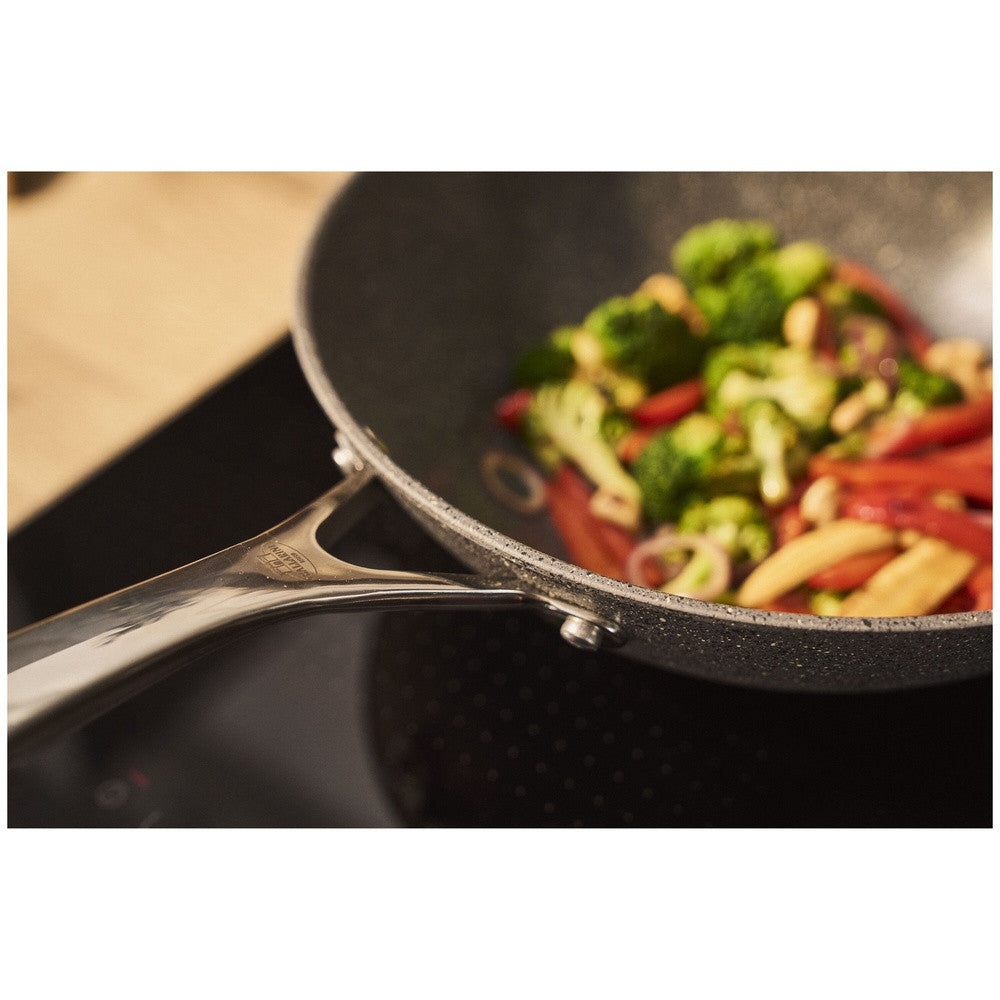 30 cm - Ballarini Salina Ceramic Wok Antiaderente In Alluminio