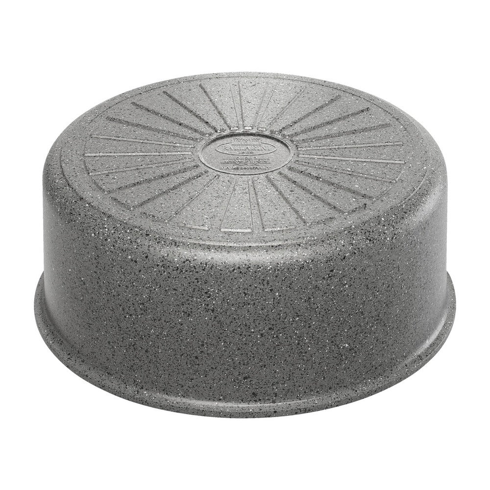 Ballarini Torre Set Padelle e Casseruole Antiaderente Ceramico In Alluminio Con Manico Rimovibile e Coperchi - Set 7 Pz