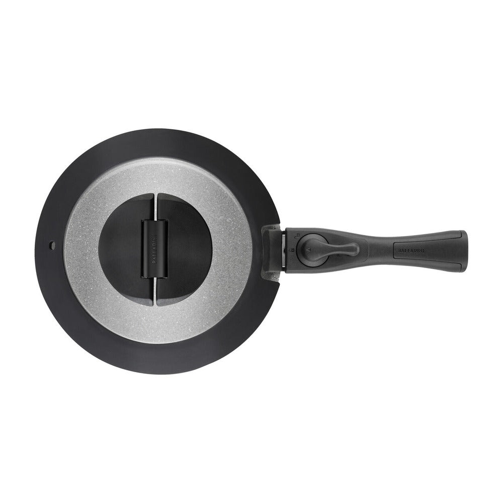 Ballarini Torre Set Padelle e Casseruole Antiaderente Ceramico In Alluminio Con Manico Rimovibile e Coperchi - Set 7 Pz