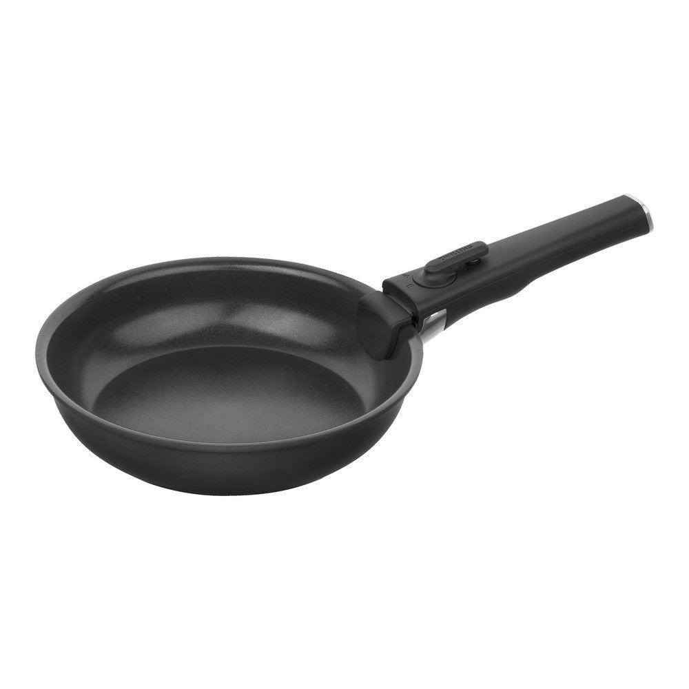 Zwilling Unlock Ceramic Titanium Set Padelle Impilabili Con Manico Rimovibile In Alluminio - Set 4 Pz