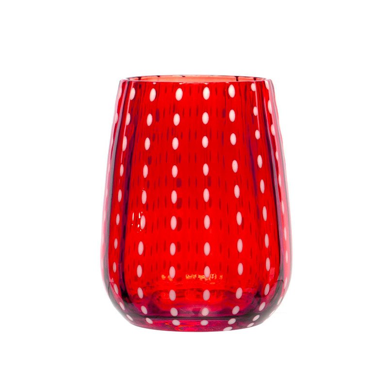 36 Cl Perlage Bicchiere Acqua In Vetro Set 6 Pezzi