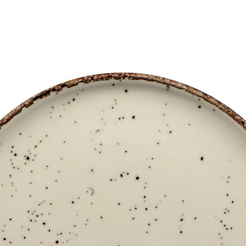 20 Cm Lioness Cromya Cream Piatto Piano In Porcellana