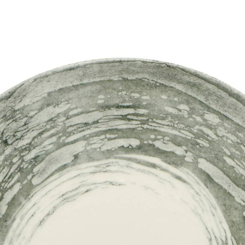 27 Cm Lioness Focus Grey Piatto Piano In Porcellana