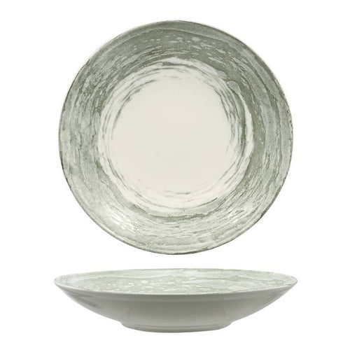 30 Cm Lioness Focus Grey Piatto Fondo In Porcellana