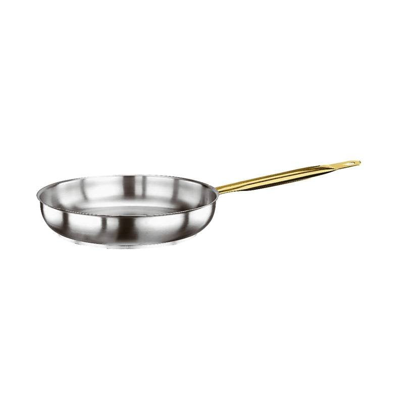 Paderno Serie 2000 Padella Con Manico Gluten Free In Acciaio Inox