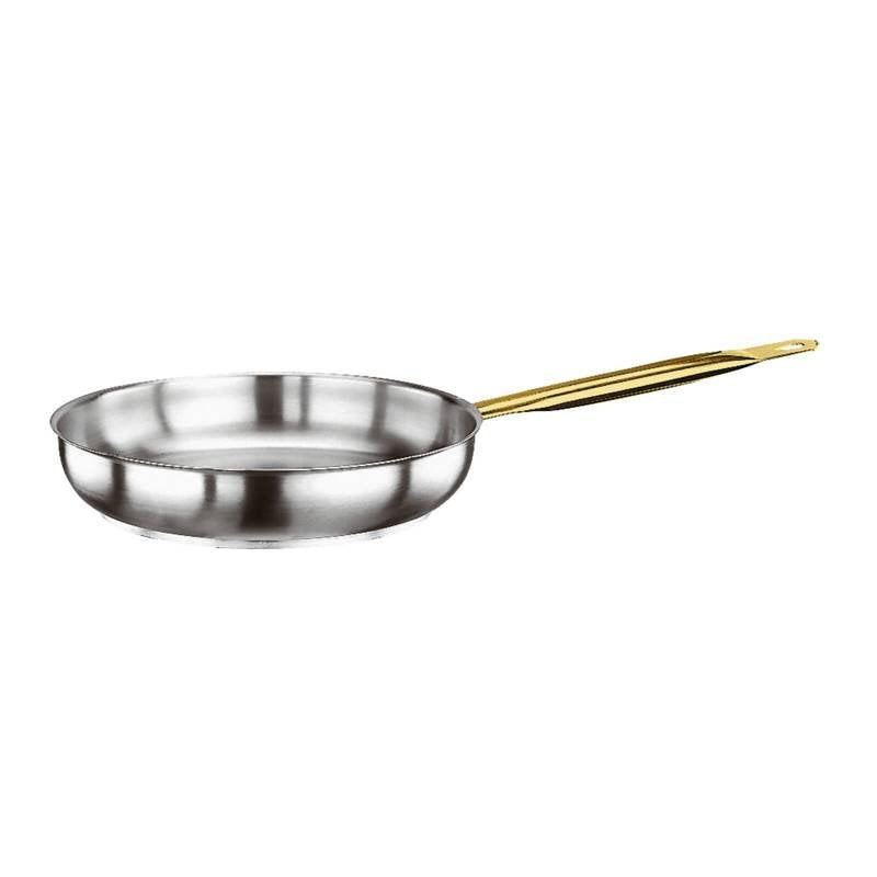 Paderno Serie 2000 Padella Con Manico Gluten Free In Acciaio Inox