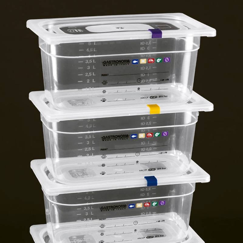 26.4 x 16.2 x H 10 cm - Paderno GN Series 15100 Bacinella GN 1/4 In Polipropilene