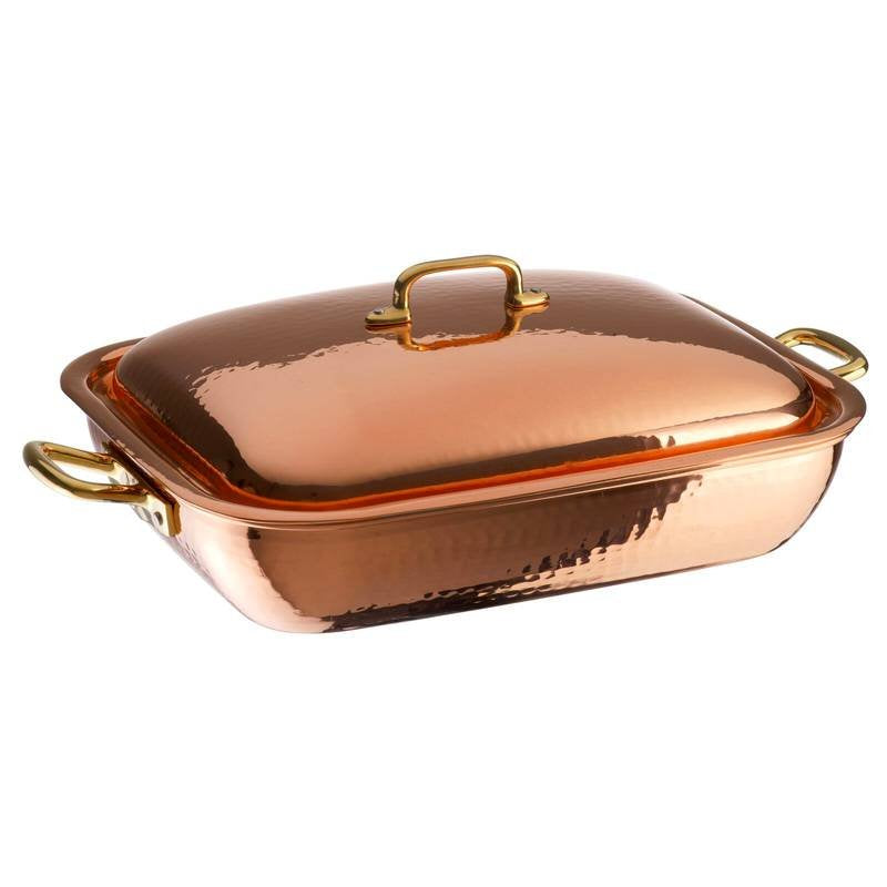 38X28 Cm Paderno Serie 15300 Tegame Rettangolare In Rame