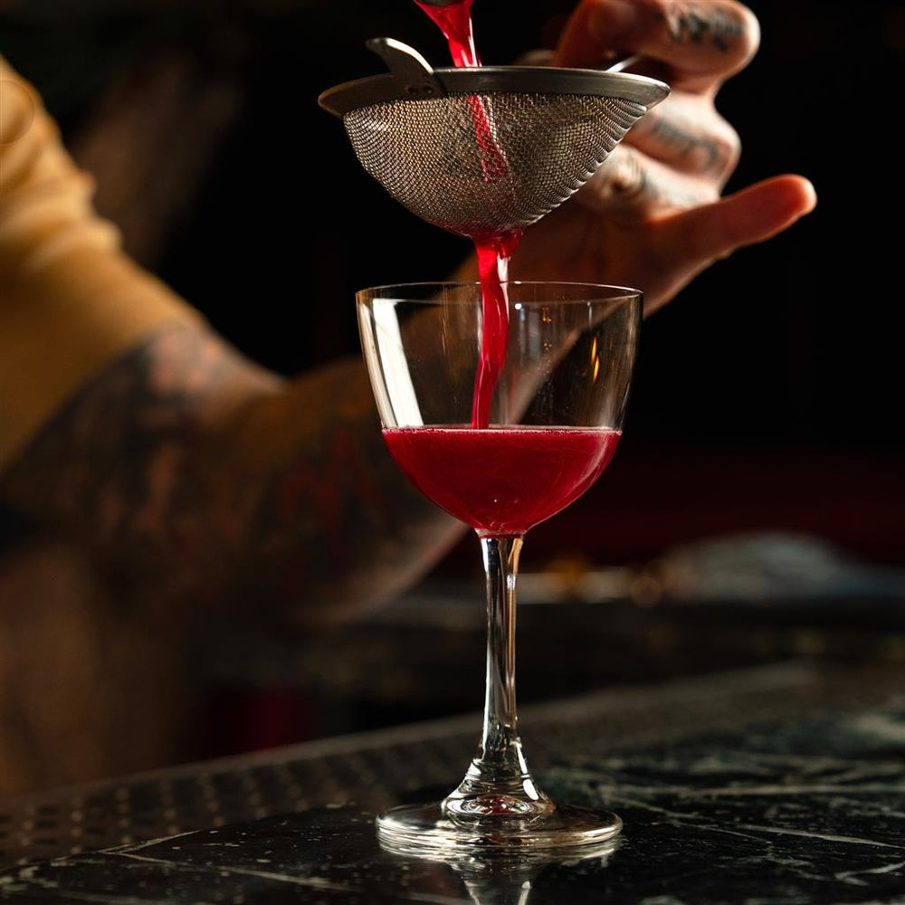 16 cl - Onis Classic Bar Calice Cocktail Nick & Nora In Vetro Set 6 Pz