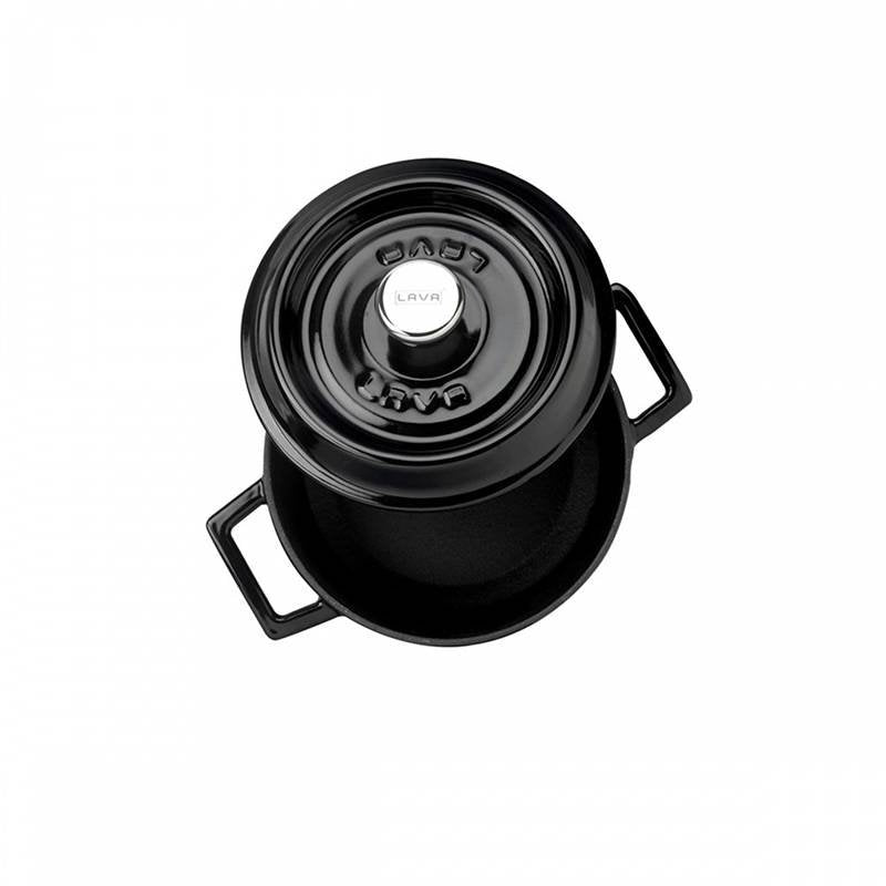 16 Cm Paderno Casseruola Rotonda In Ghisa Smaltata