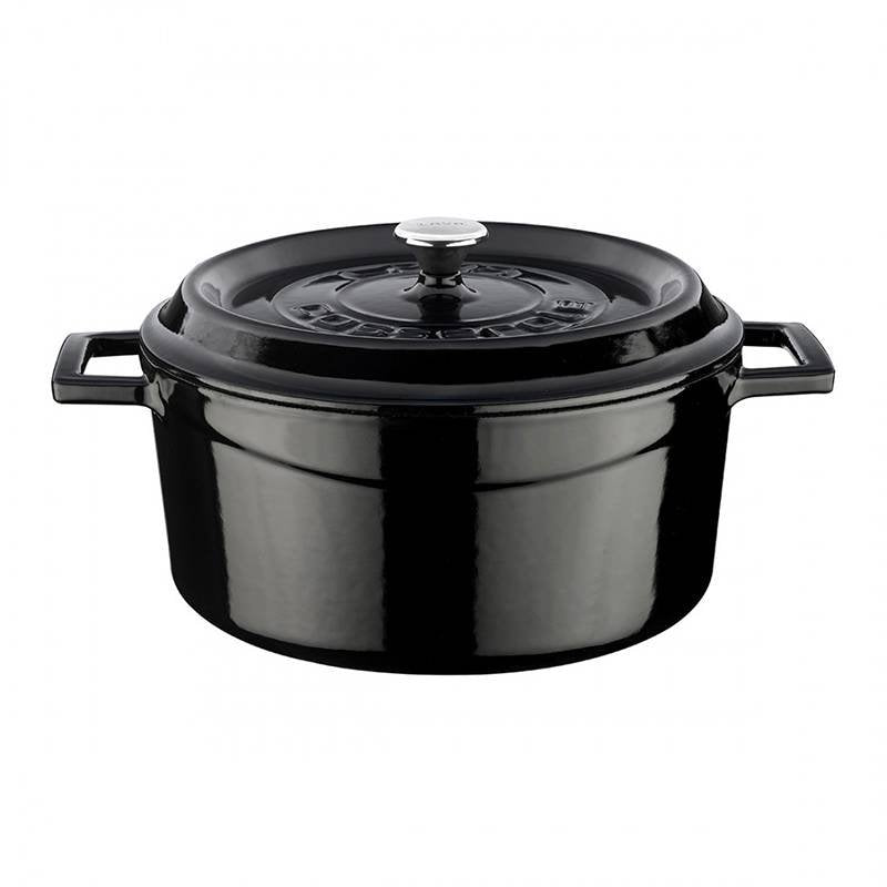 24 Cm Paderno Casseruola Rotonda In Ghisa Smaltata