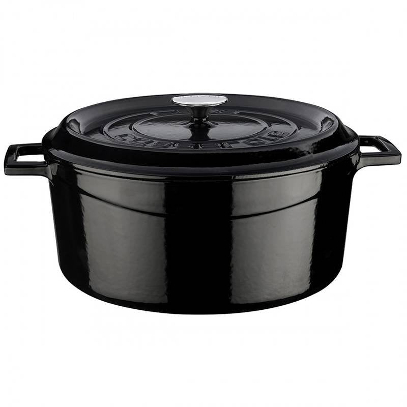 32 Cm Paderno Casseruola Rotonda In Ghisa Smaltata