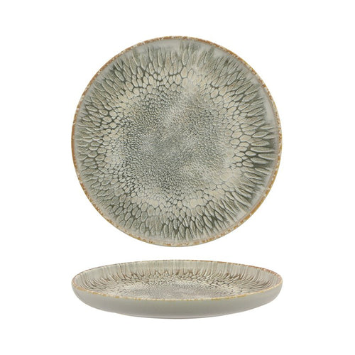 22 Cm Dust Piatto Piano In Stoneware Set 4 Pz