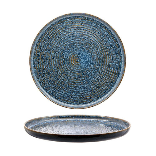 33 Cm Okeanos Piatto Piano In Stoneware Set 4 Pz