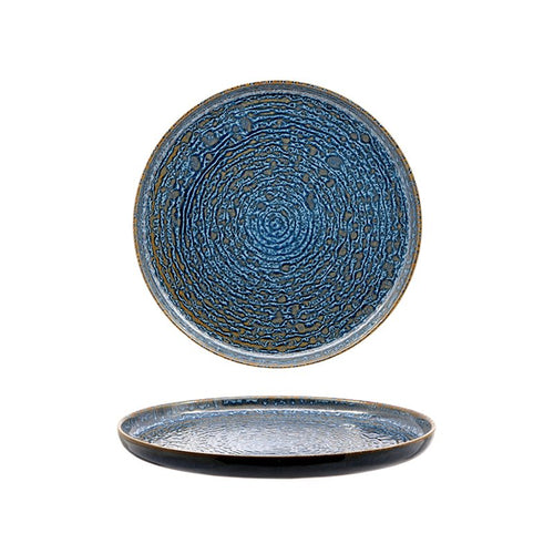 22 Cm Okeanos Piatto Piano In Stoneware Set 4 Pz