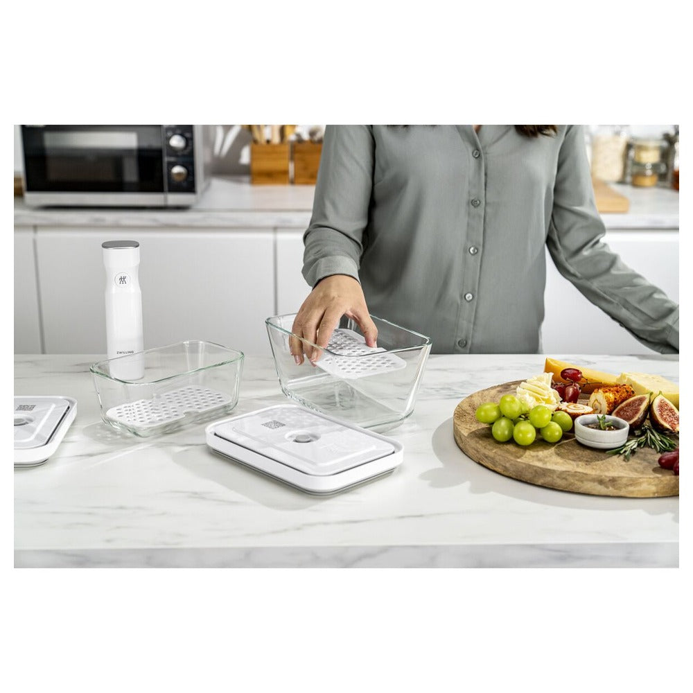 Zwilling Fresh & Save Griglia Antigoccia In Plastica Per Contenitori In Vetro - Set 2 Pz