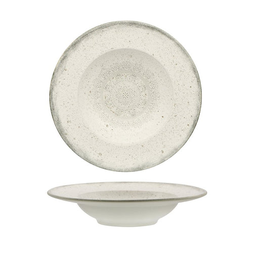 27 5 Cm Lace Piatto Pasta In Stoneware Set 4 Pz