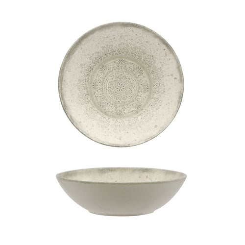 22 Cm Lace Piatto Fondo In Stoneware